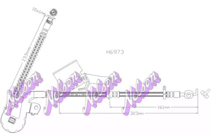 Шлангопровод KAWE H6973