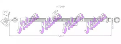 Тормозной шланг KAWE H7099