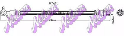 Тормозной шланг KAWE H7401