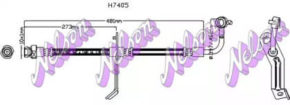 Шлангопровод KAWE H7405