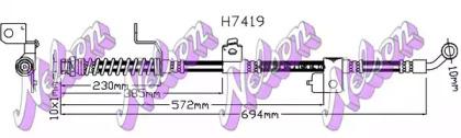 Тормозной шланг KAWE H7419