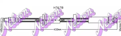 Шлангопровод KAWE H7678