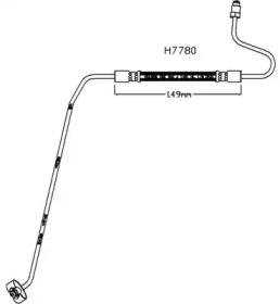 Шлангопровод KAWE H7780