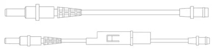 Сигнализатор, износ тормозных колодок KAWE WS0256A