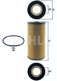 Фильтр MAHLE ORIGINAL OX 123/1D