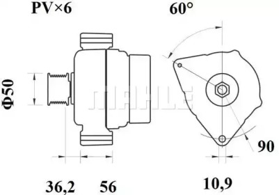 Фильтр MAHLE ORIGINAL OX 85D