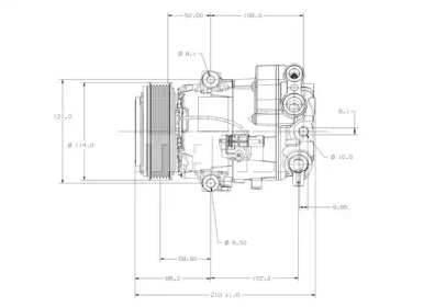 Компрессор MAHLE ORIGINAL ACP 95