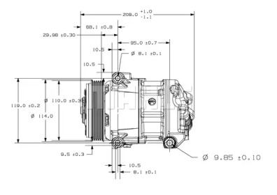 Компрессор MAHLE ORIGINAL ACP 115