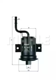 Фильтр MAHLE ORIGINAL KL 563