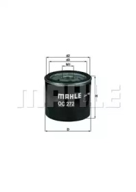 Фильтр MAHLE ORIGINAL OC 272