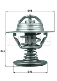 Термостат MAHLE ORIGINAL TI 93 80D