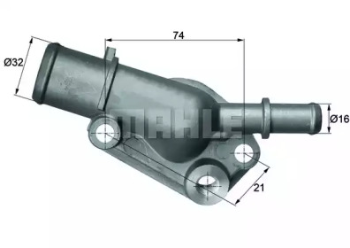 Термостат MAHLE ORIGINAL TI 144 88