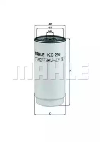 Фильтр MAHLE ORIGINAL KC 296D