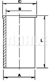 Гильза цилиндра MAHLE ORIGINAL C13940