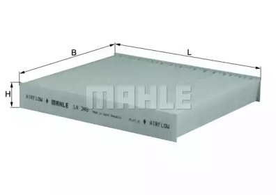 Фильтр MAHLE ORIGINAL LA 345