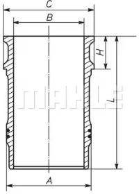 Втулка MAHLE ORIGINAL 061 WN 13 00