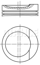 Поршень MAHLE ORIGINAL 503 26 00