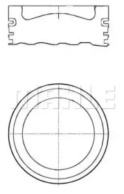 Поршень MAHLE ORIGINAL 028 25 00