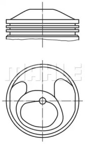 Поршень MAHLE ORIGINAL 011 95 00