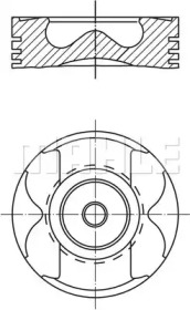 Поршень MAHLE ORIGINAL 099 PI 00127 000