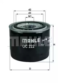 Фильтр MAHLE ORIGINAL OC 222