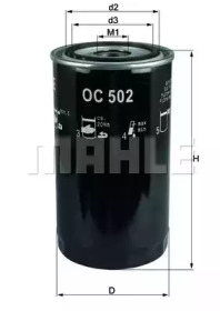 Фильтр MAHLE ORIGINAL OC 502