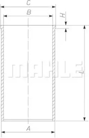 Фильтр MAHLE ORIGINAL KL 440/27