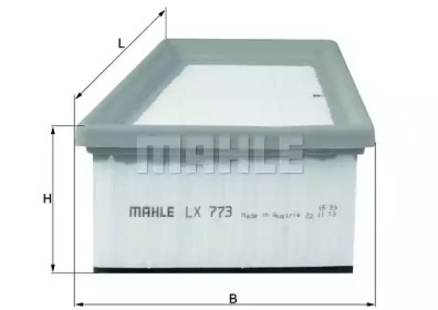 Фильтр MAHLE ORIGINAL LX 773