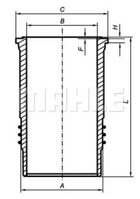 Фильтр MAHLE ORIGINAL LA 913