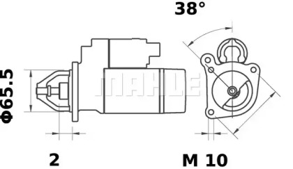 Стартер MAHLE ORIGINAL MS 361