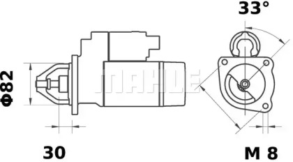 Стартер MAHLE ORIGINAL MS 325