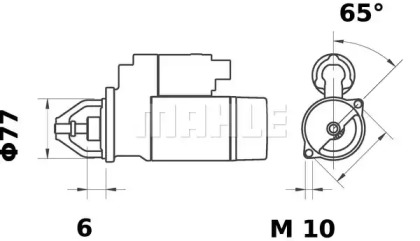 Стартер MAHLE ORIGINAL MS 270