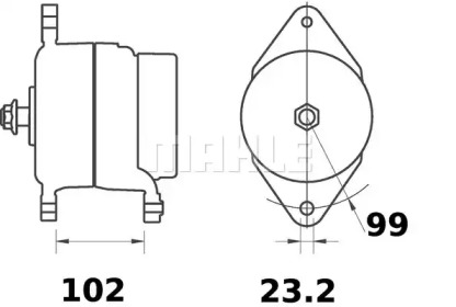  MAHLE ORIGINAL MG 527