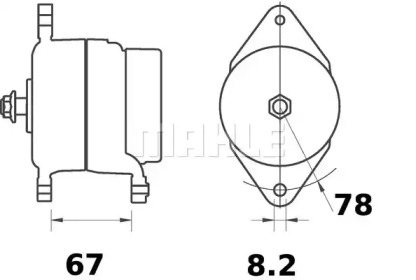 Генератор MAHLE ORIGINAL MG 113