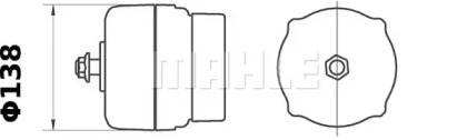 Генератор MAHLE ORIGINAL MG 150