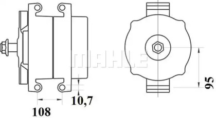 Генератор MAHLE ORIGINAL MG 202