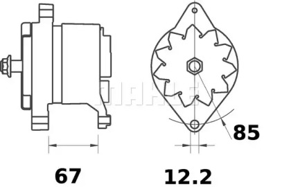  MAHLE ORIGINAL MG 396