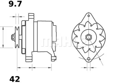 Генератор MAHLE ORIGINAL MG 528