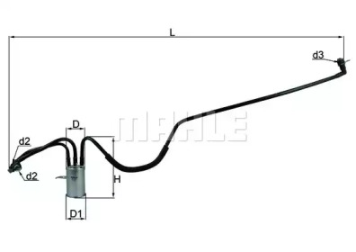 Фильтр MAHLE ORIGINAL KL 553