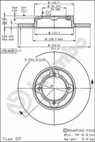 Тормозной диск BRECO BS 7117