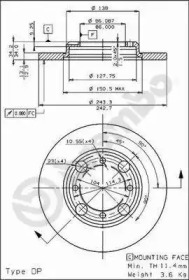 Тормозной диск BRECO BS 7348