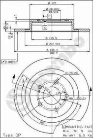 Тормозной диск BRECO BS 7403