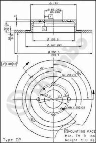 Тормозной диск BRECO BS 7404