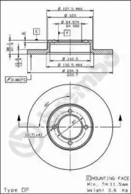 Тормозной диск BRECO BS 7490