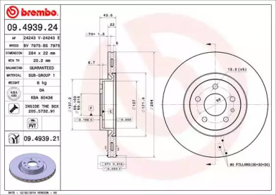 Тормозной диск BRECO BS 7975