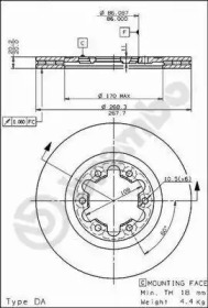 Тормозной диск BRECO BS 8071