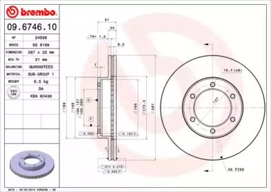 Тормозной диск BRECO BS 8199