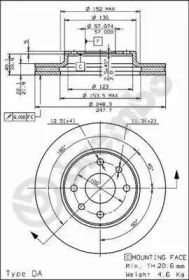 Тормозной диск BRECO BS 8234