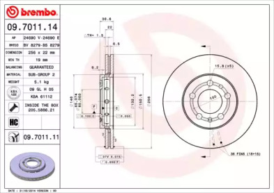 Тормозной диск BRECO BS 8279