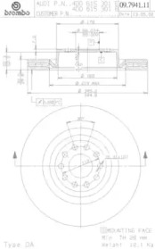 Тормозной диск BRECO BV 8400